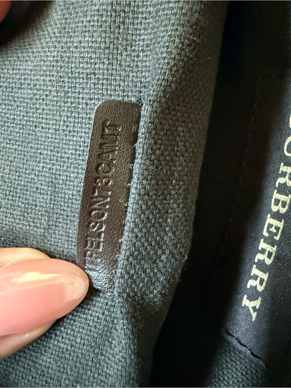 Burberry Haymarket Check canvas and leather crossbody bag - Picture 8 of 13